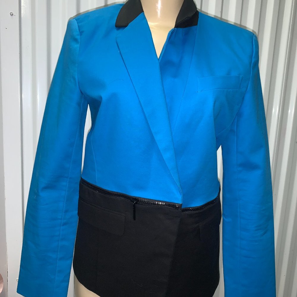 Michael Kors Blue and Black Blazer